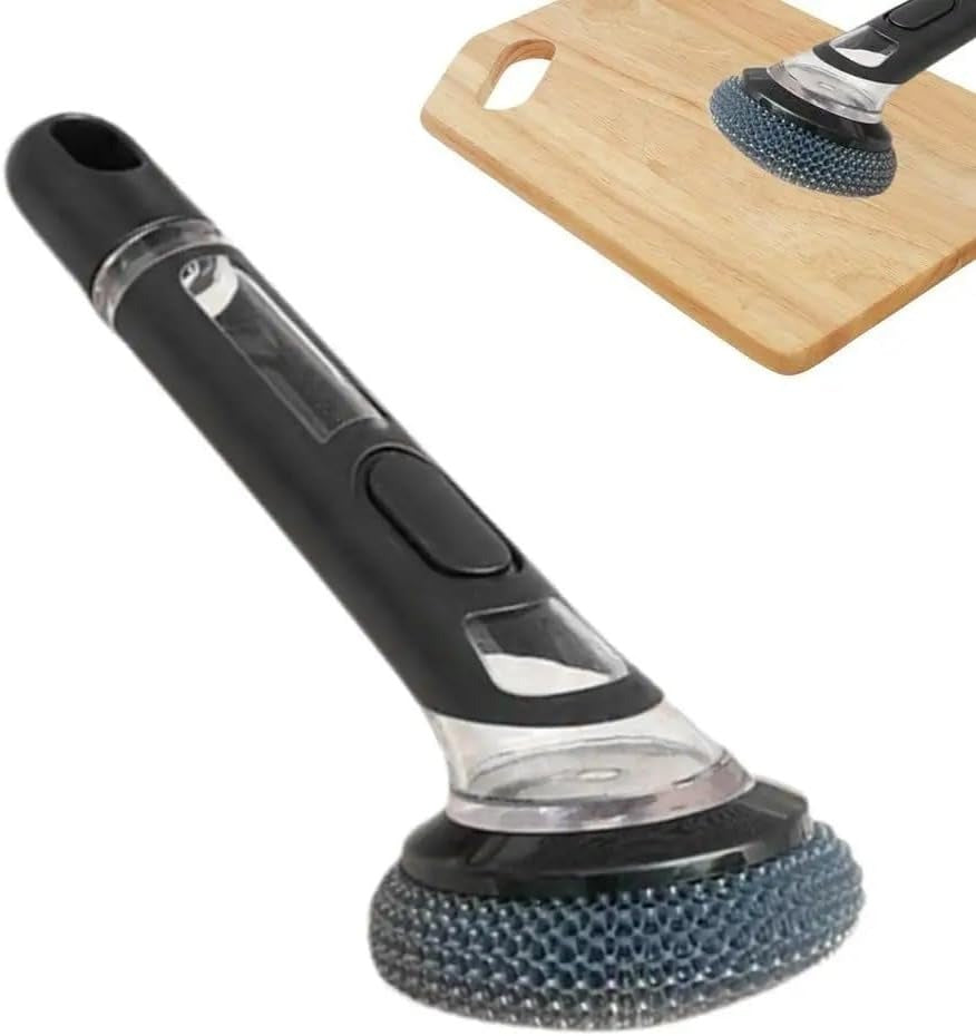 Liquid Dispenser With Scrub