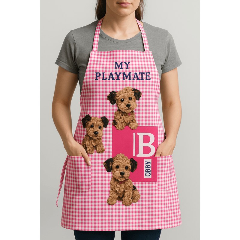 Adorable Dog-Themed Apron