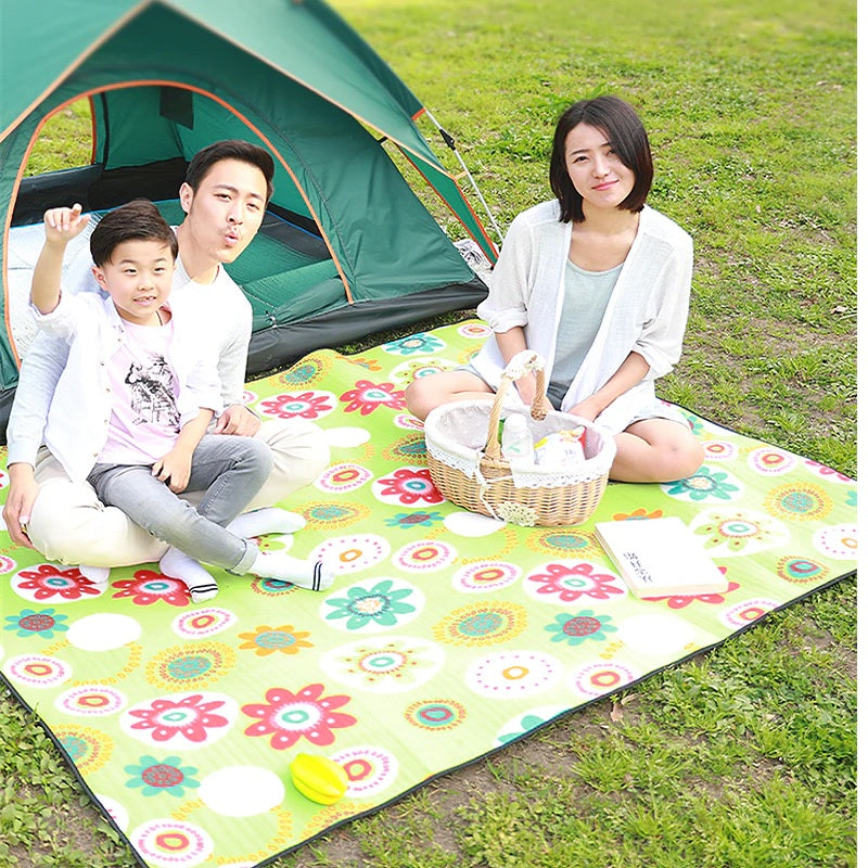 Floral Picnic Mat 140 x 120 Cm