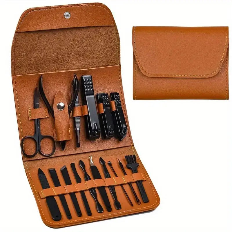 Tri Fold 16 in 1 Nail Tools Set