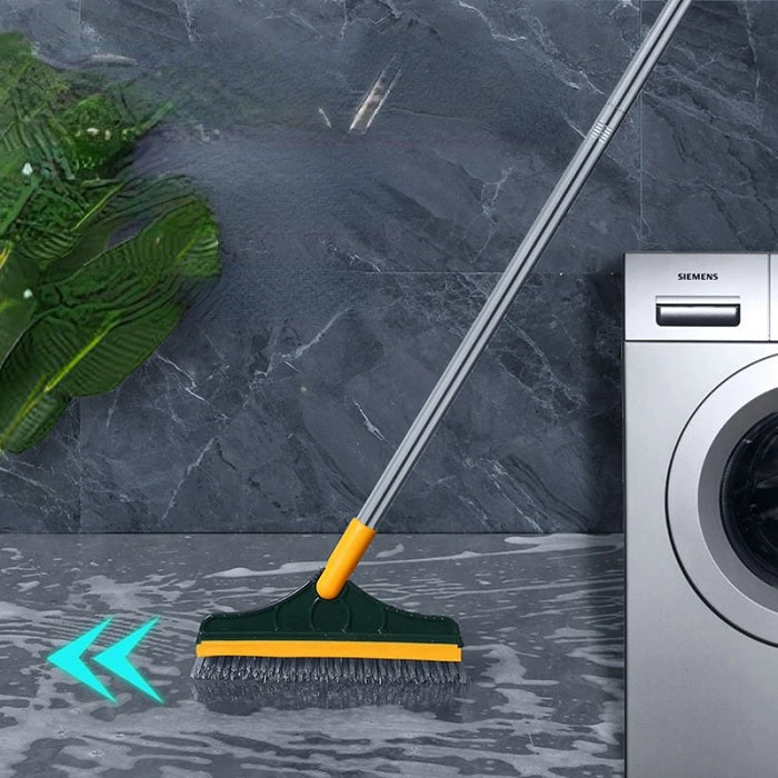 Rotating Brush With Wiper