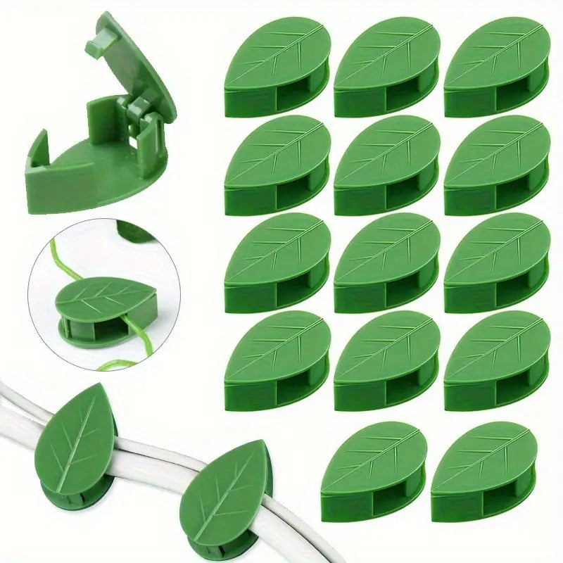 20 Pcs Leaf Plant Fixing Clip Box Packing
