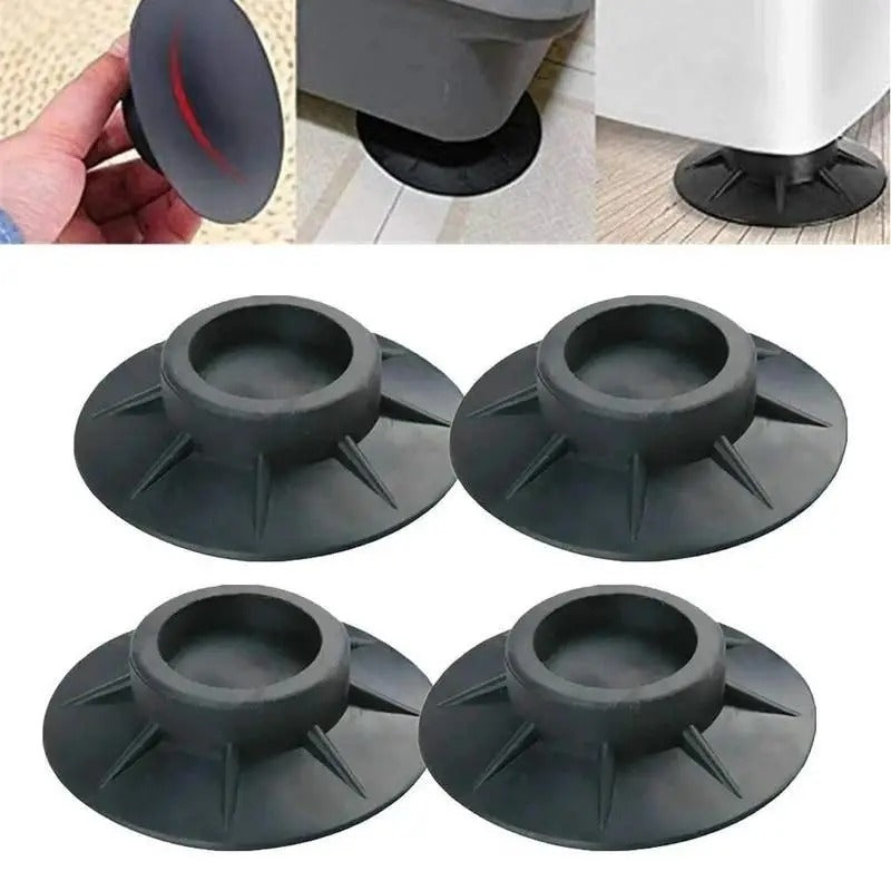 Vacuum Anti Vibration Rubber Pad (Pack Of 4)