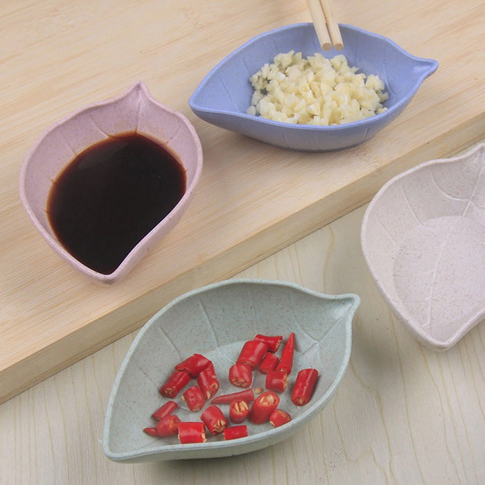 Leaf Shape Chutney Plate