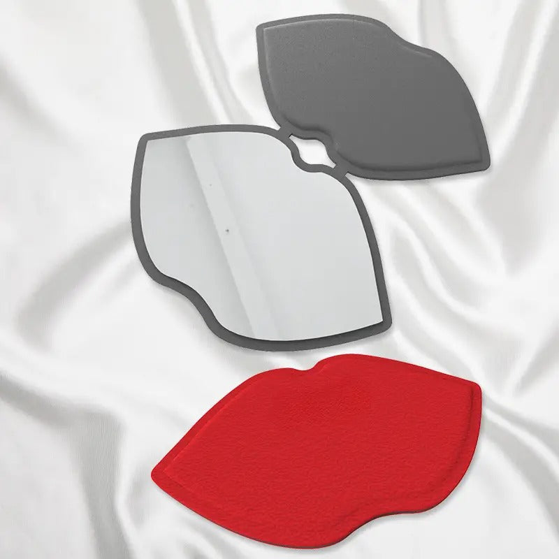 Lip Shape Random Design Mirror