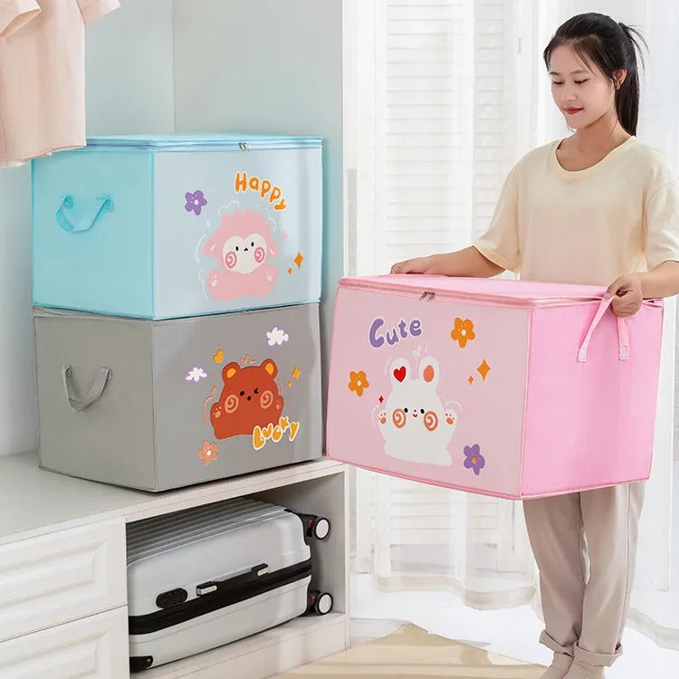 Large Capacity Cartoon Quilt Storage Bag