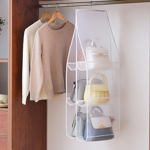 Transparent 6 Pocket Handbag Organizer