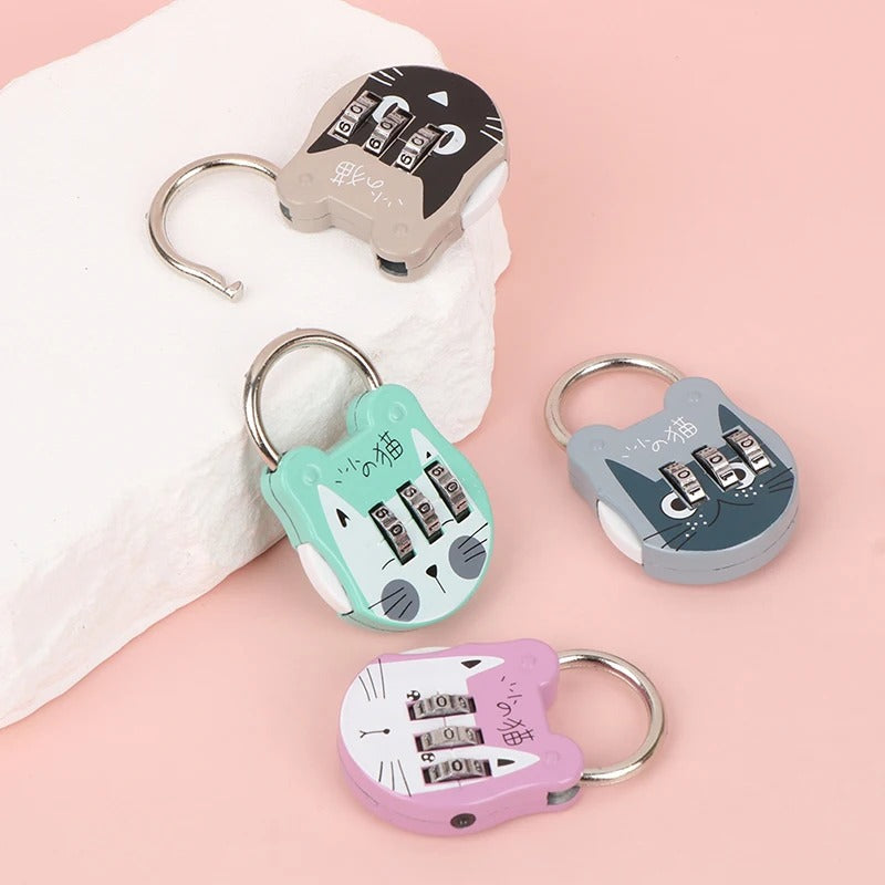 Cute Cat Luggage Lock