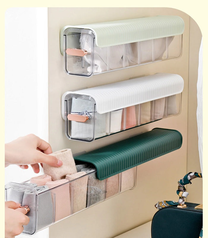 6 Slot Acrylic Socks Organizer