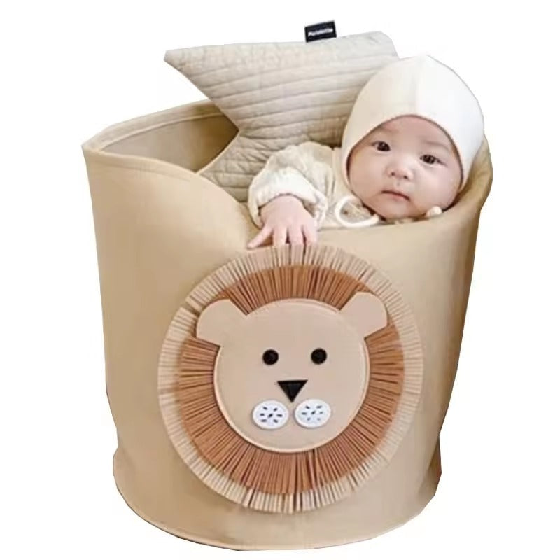 Tiger Cartoon Storage Basket
