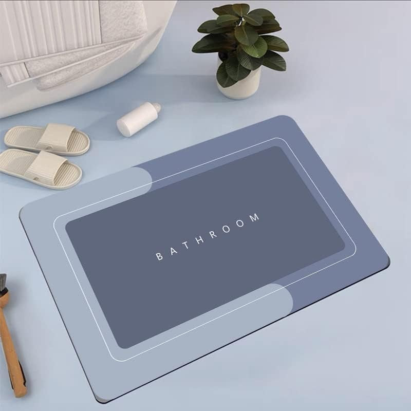 Square Water Absorbent Bathroom Mat