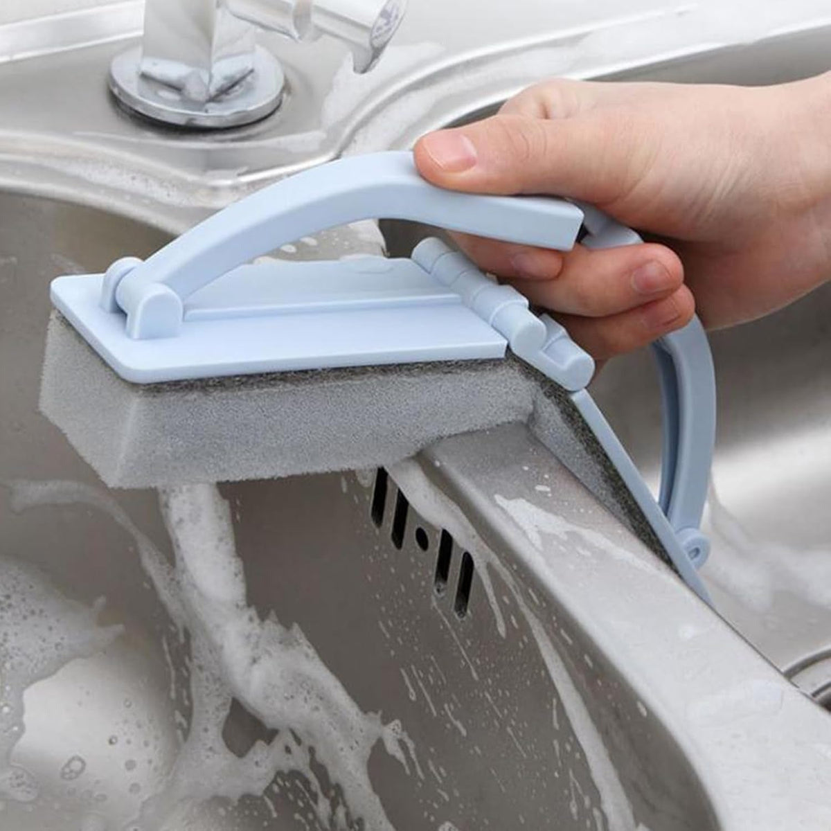 Folding Sponge Cleaning Brush