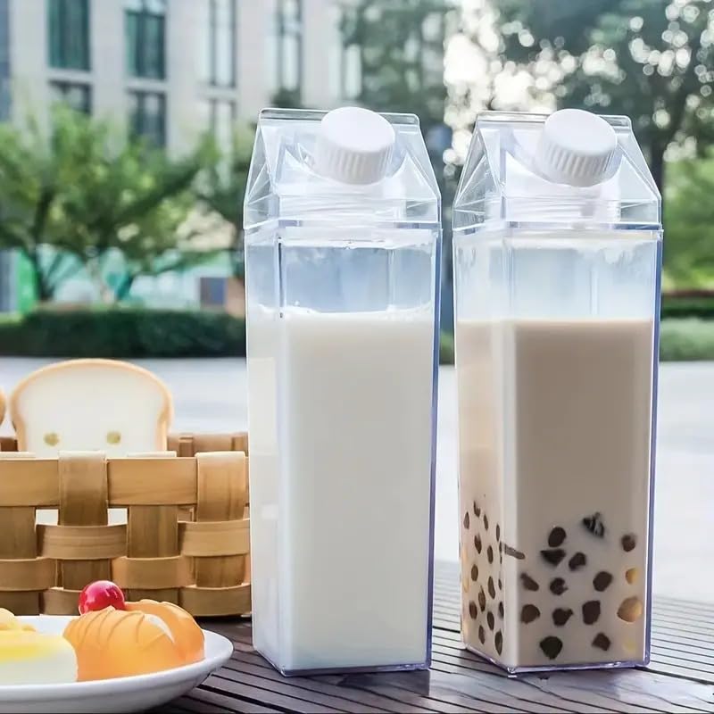500 ML Transparent Plastic Milk Bottles