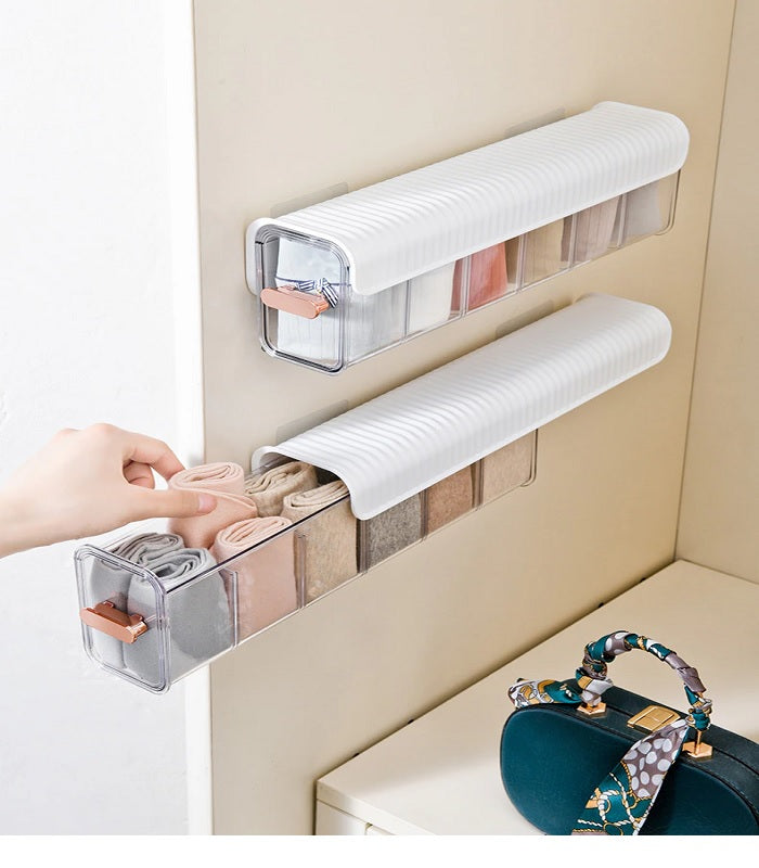 6 Slot Plastic Socks Organizer