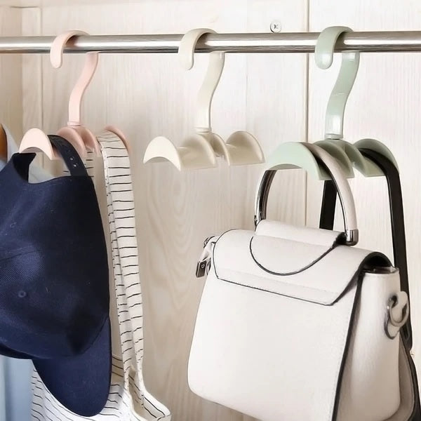 Rotating Storage Rack Bag Hanger