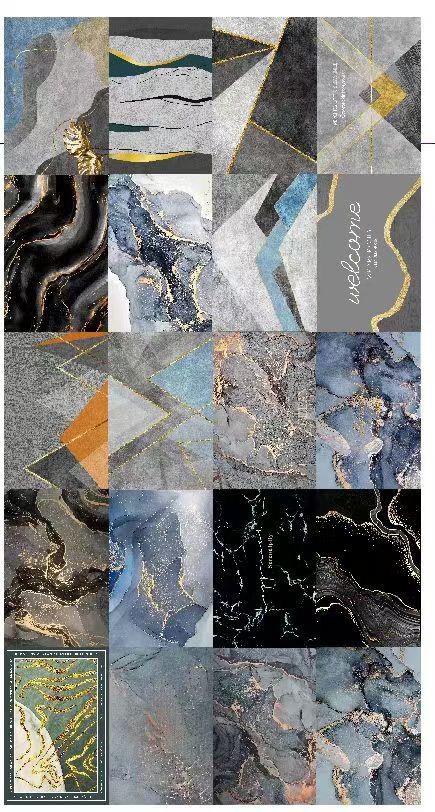 Water Absorbing Design Square Door Mat