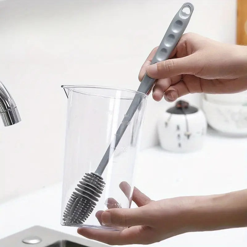 Bottle Cleaning Brush Grey Color
