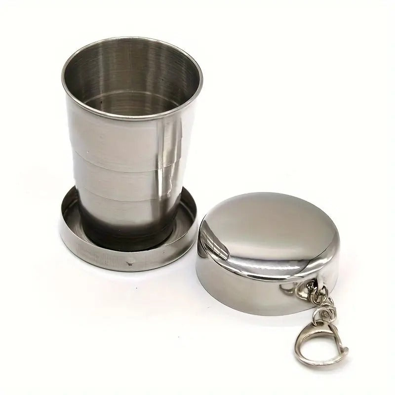 Stainless Steel Folding Glass (150ML)